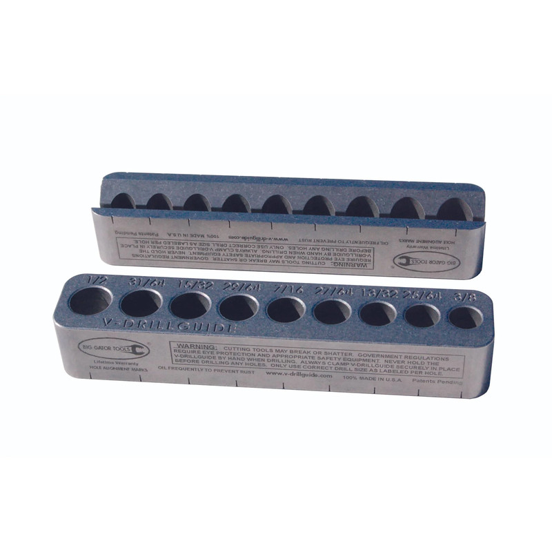 V-DrillGuide Portable Drilling Guide - Size:Large - Measurement System:Imperial